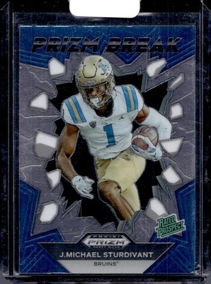2024 Panini Prizm Draft Picks #PB-JMS J. Michael Sturdivant Prizm Break