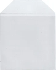 1,000 Pieces Clear Transparent CPP Plastic CD DVD Sleeves Envelope Holder, 100 M