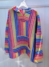 New Baja Pullover "Drug Rug" Hoodie Size: 3XL US SELLER-Classic Mexican Style