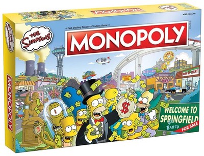 The Simpsons Monopoly Board Game 30th Anniversary Edition for 2 to 6 Players
