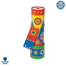 Classic Tin Kaleidoscope for Kids - Durable Metal Toy with Colorful Pattern C...