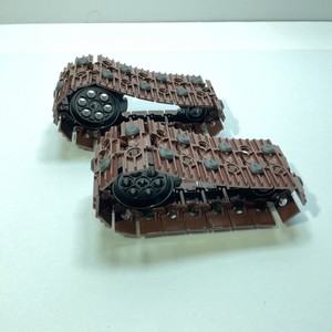 LEGO Link Tread Wide Dark Brown X38, Rubber Inserts and Sprockets 70595 MOC’s