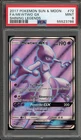 Pokemon Mewtwo Gx Shining Legends Full Art 72/73 PSA 9