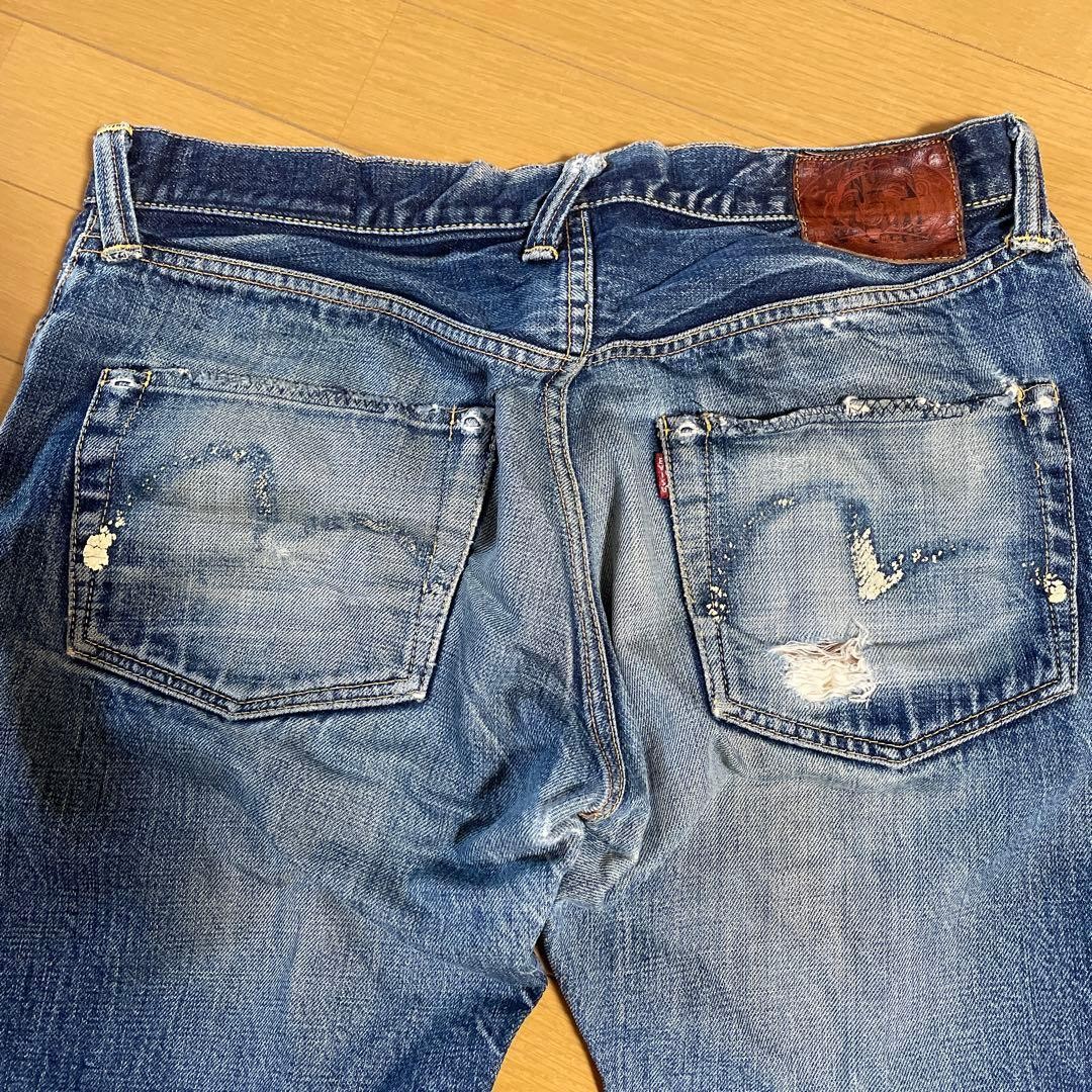 EVISU Lot2000 NO1 Special Vintage Denim Jeans Size 35x35 Used in