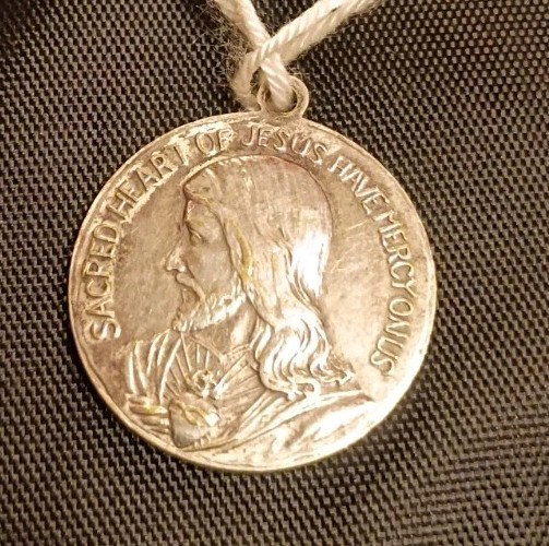 Our Lady Of The Rosary Sacred Heart Pendant