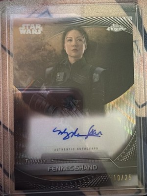 Topps 2025 Star Wars Hyperspace Ming-Na Wen As Fennec Shand Auto