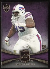 2011 Topps Supreme Purple #/75 Marcell Dareus #18 Rookie Buffalo Bills