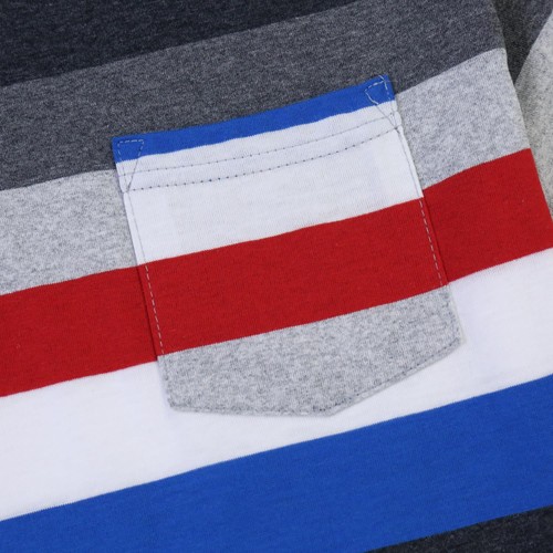 Lotto 3 T-shirt Uomo Aztec Tessuto Tasca Girocollo Casual T-shirt Taglia S - Foto 3 di 5