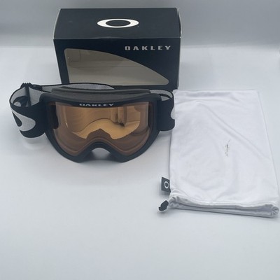 Oakley O-Frame 2.0 Pro L Snow Goggles Matte Black Persimmon With Box & Bag
