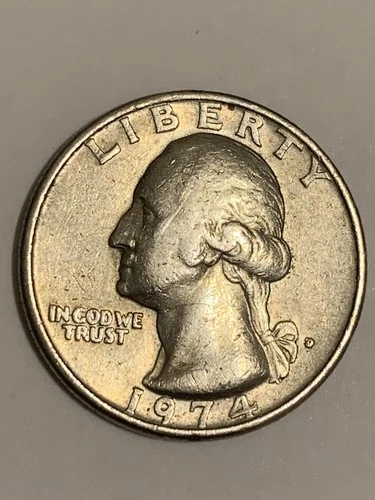 1974-D Washington Quarter — photo from the most recent tracked eBay sale