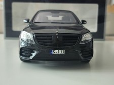 1:18 Norev Mercedes Benz S Class AMG Line 2018 W222 FL Black Diecast