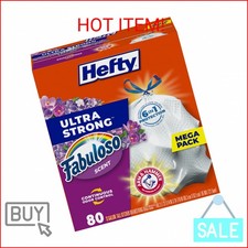 Hefty Ultra Strong 13 Gallon Trash Bags, Tall Kitchen Trash Bags 13 Gallon Size,