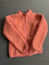 Columbia coral Youth L girls Pink Fleece Full Zip Jacket w/ Pockets