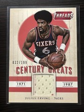 Julius Erving 2014-15 Panini Threads Century Greats /199 #5 HOF 76ers