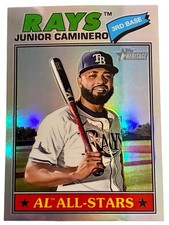 Topps 2026 Heritage Junior Caminero AL All-Stars Tampa Bay Rays #380 