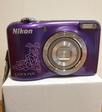 Nikon Coolpix L29 Digital Camera Purple 16.1MP 5 x Zoom Compact Point and Shoot