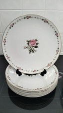 Vintage Noritake China RC Reverie Dinner Plates Set of Six 26.7cm