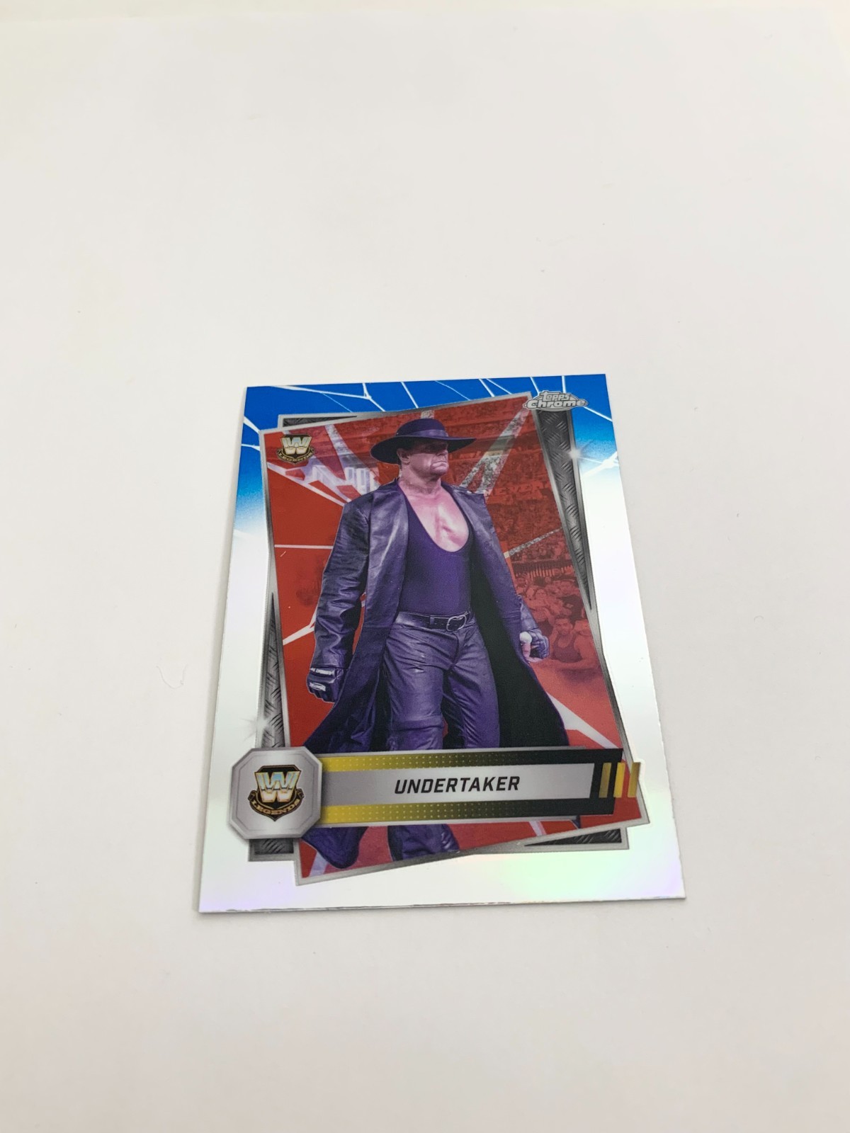 Undertaker Red and Blue 2025 Topps Chrome WWE Card # 21
