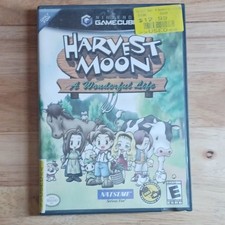 Natsume Harvest Moon: A Wonderful Life Nintendo GameCube 2004 Manual Included