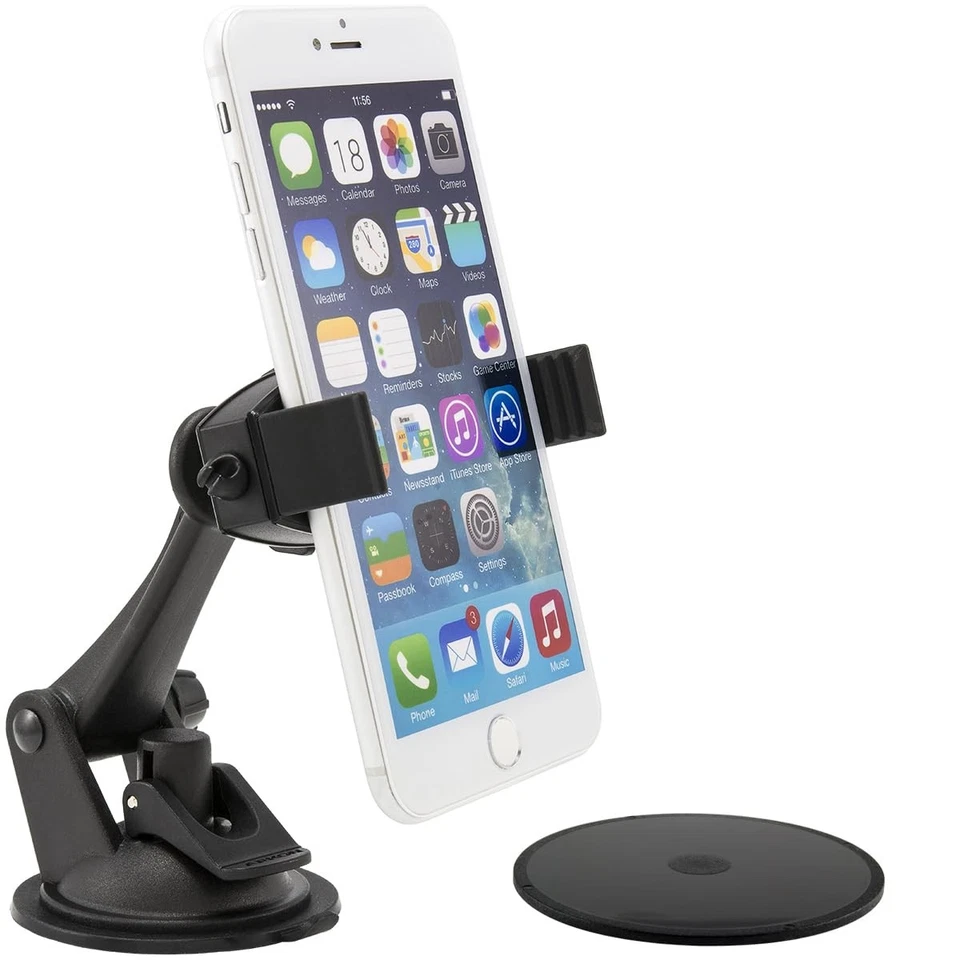 Arkon Car Mount Phone Holder for iPhone X iPhone 8 7 6S Plus 8 7 6S Galaxy S8 S7 - Image 2 of 4