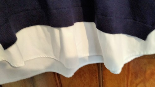 Papaya Blue/Purple Thin jumper with lace collar And Shirt Tails Size 12 - Picture 11 of 16