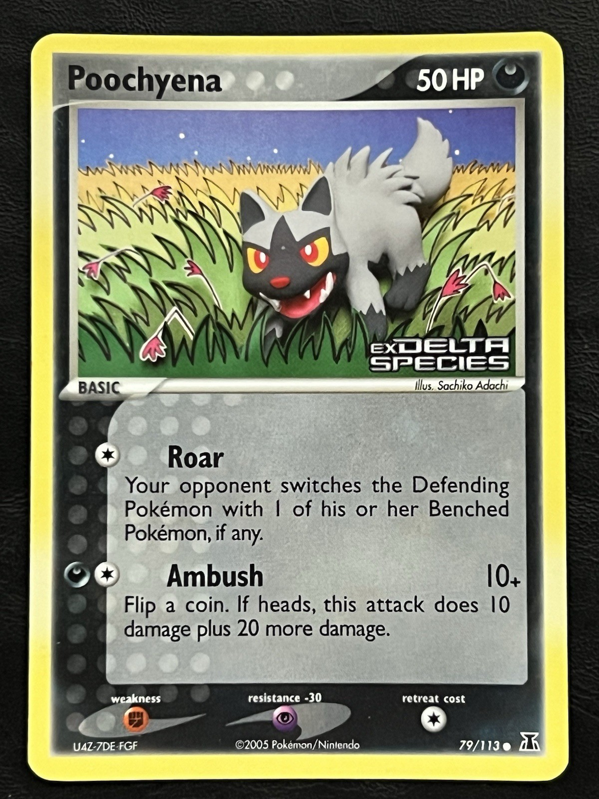 Pokemon Poochyena Reverse Holo - EX Delta Species - 79/113 NM