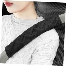 JUSTTOP 2-Pack Universal Car Seat Belt Pads Cover for A More Comfortable black