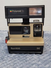 Polaroid Sun 600 SE Gold Camera 1937-1987 50th Anniversary Edition