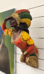 Vintage Ship Figurehead "Indian Princess" Formcraft N.Y. Nautical Marine Statue