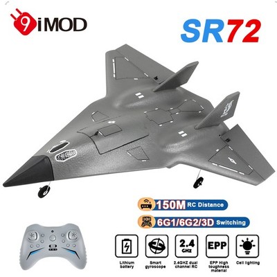 9IMOD SR72 RC Plane 2.4G 4CH EPP Foam Remote Control Aircraft RC Future Fighter