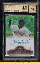 2014 Topps Tribute to the Pastime Yellow 1/30 Jean Segura BGS 9.5 Auto READ v1x