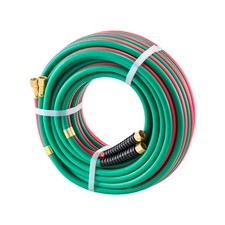 Oxygen Acetylene Hose, 1/4-Inch x 50FT Oxy Acetylene Hose with 9/16"-18 LH/RH B