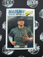 2026 Topps Heritage Chrome SP #75 Dane Myers Miami Marlins
