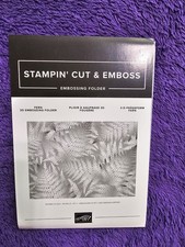 Stampin' Up Fern 3D Embossing Folder  Surprise Bonus New