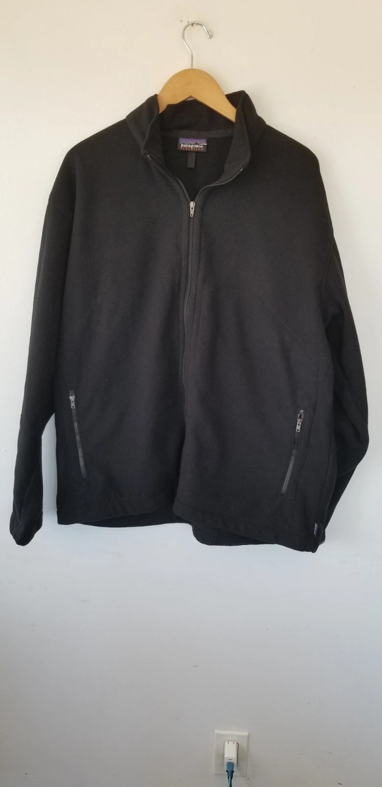 Patagonia Jacket Mens Size See Measurments Synchilla Fleece Full Zip Outdoor*