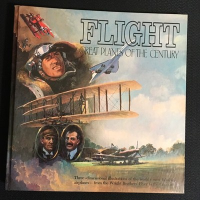 FLIGHT Great Planes of the Century by Donald Lopez Vintage 1985 Pop-Up Book VG!