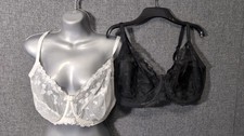 Shapely Figures 2 Pack Bra Blk/White UK 42E LN064 BB 10