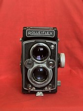 Rolleiflex 3.5 B MX-EVS Camera With Tessar 75 mm 3.5 Lens (Working)