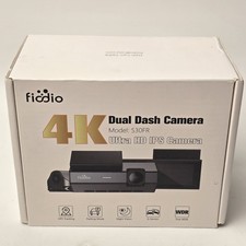 Fiodio dual dash cam S30FR 4K Ultra HD IPS camera