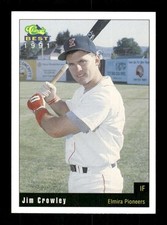 1991 Classic Best Elmira Pioneers Red Sox  3 Jim Crowley BXCP37