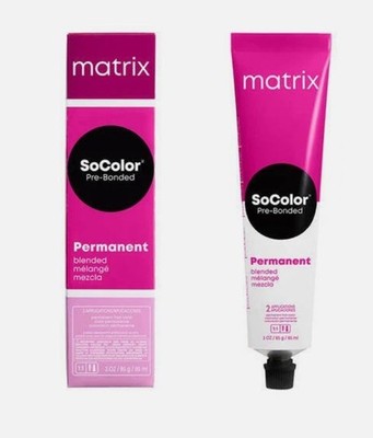 Matrix SoColor Pre-Bonded Blended Permanent Hair Color - 3oz - Choose Your Shade