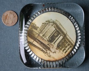 1910-20s Era Indianapolis Indiana Federal Building & US Courthouse paperweight -