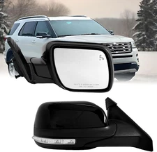 Passenger Side Mirror Compatible with Ford Explorer 2011-2019 with Blind Spot Li