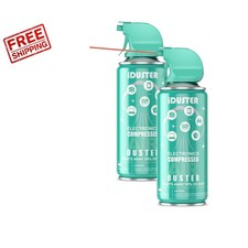 Gentle Compressed Air Duster - 3.5oz Cans for Safe Electronics Cleaning, 2-Pack