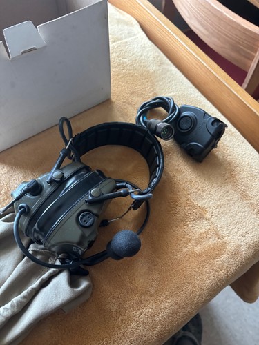 New 3M Peltor ComTac V Hearing Defender Electronic Headset, No Downlead ...