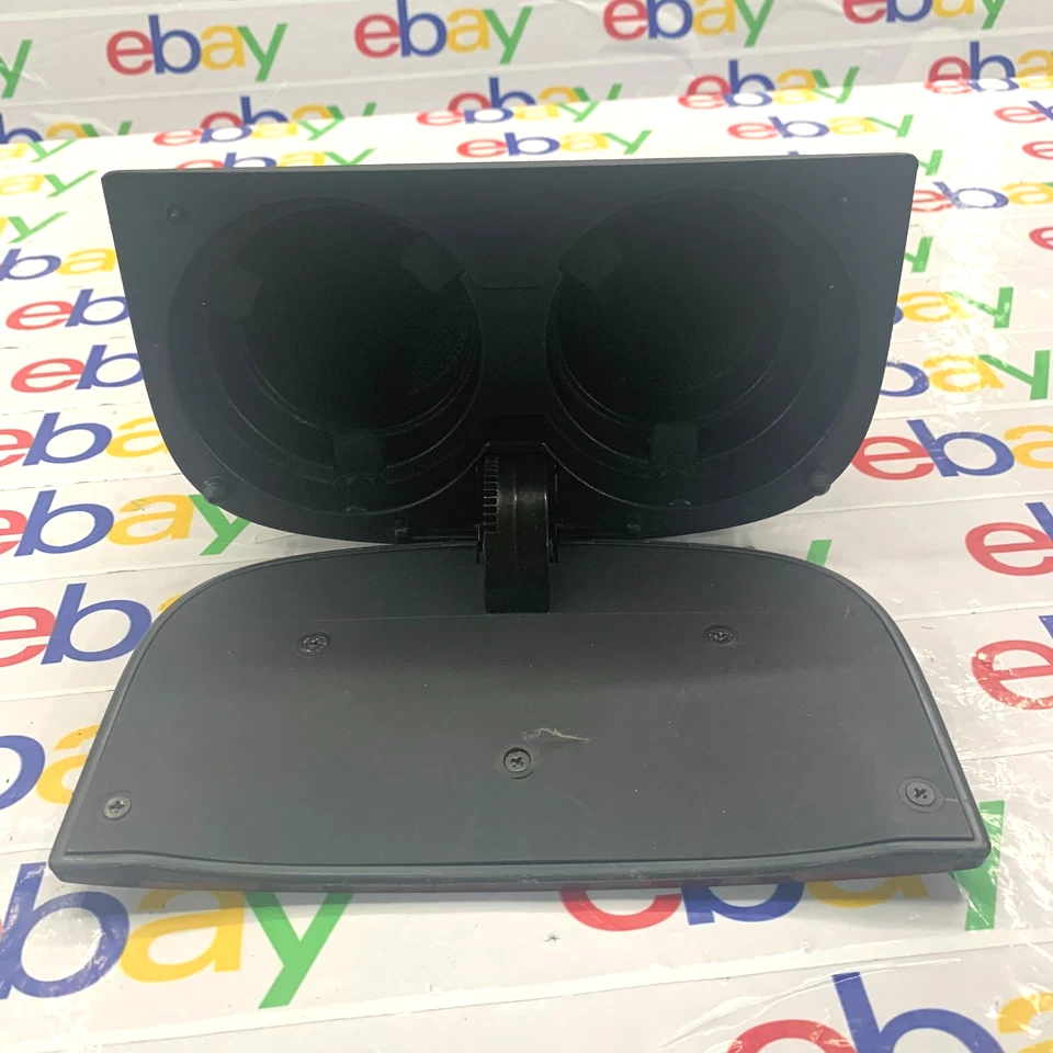 Portavasos Acura MDX 2001-2006 consola central de grano de madera marrón OEM 02 03 04 05 Foto 2 de 4