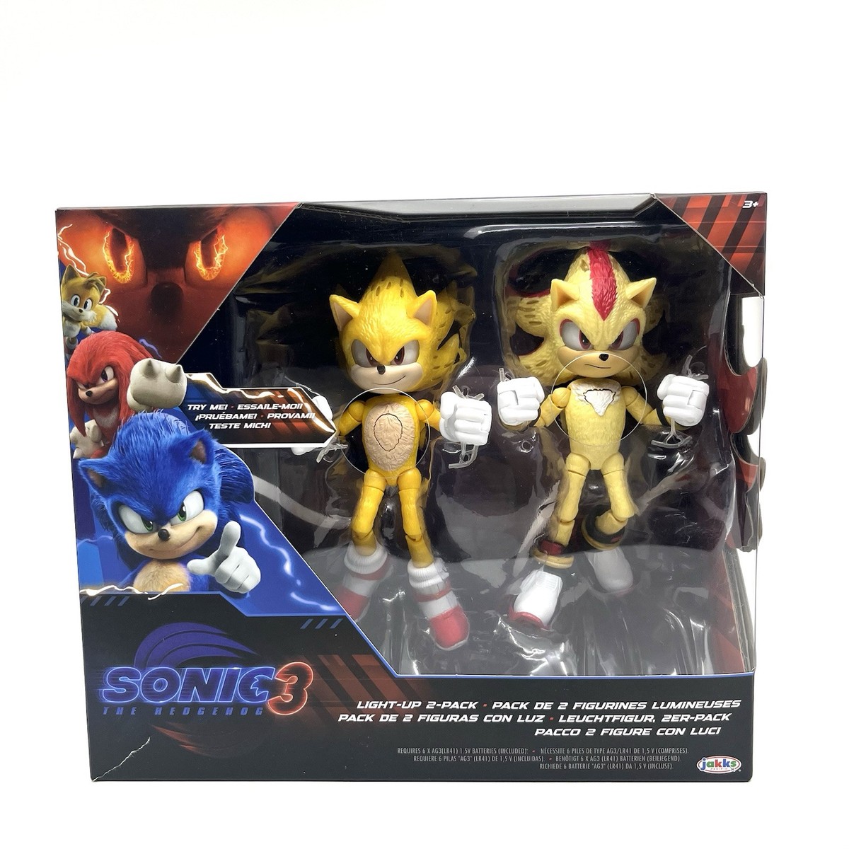 Jakks Pacific Sonic The Hedgehog 3 Super Sonic & Super