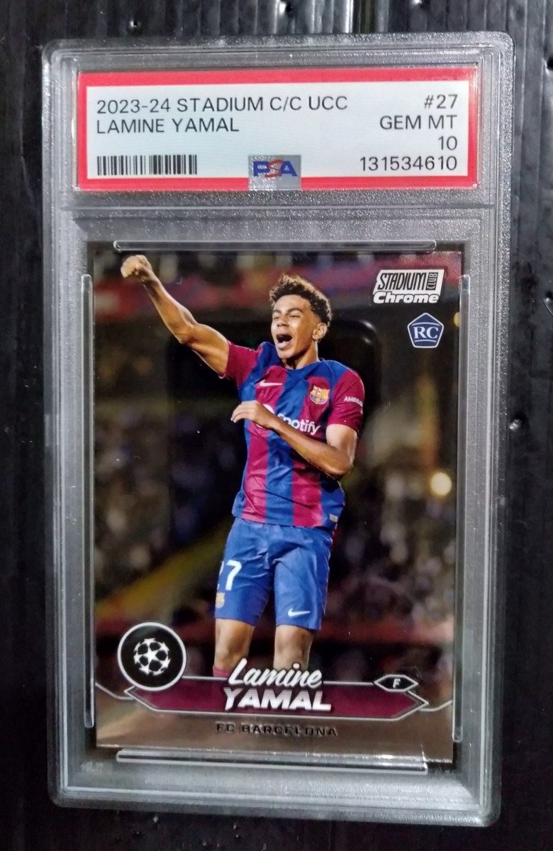 2023-24 TOPPS STADIUM CLUB CHROME UEFA CLUB COMPETITIONS RC LAMINE