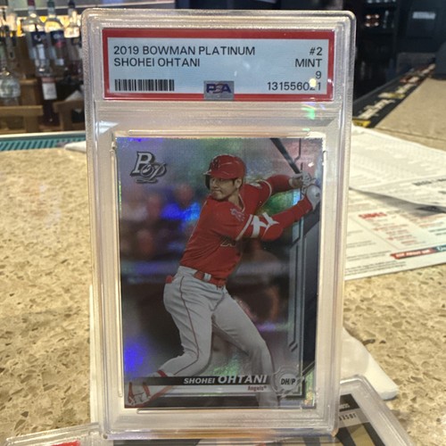 Shohei Ohtani #2 2019 Bowman Platinum card