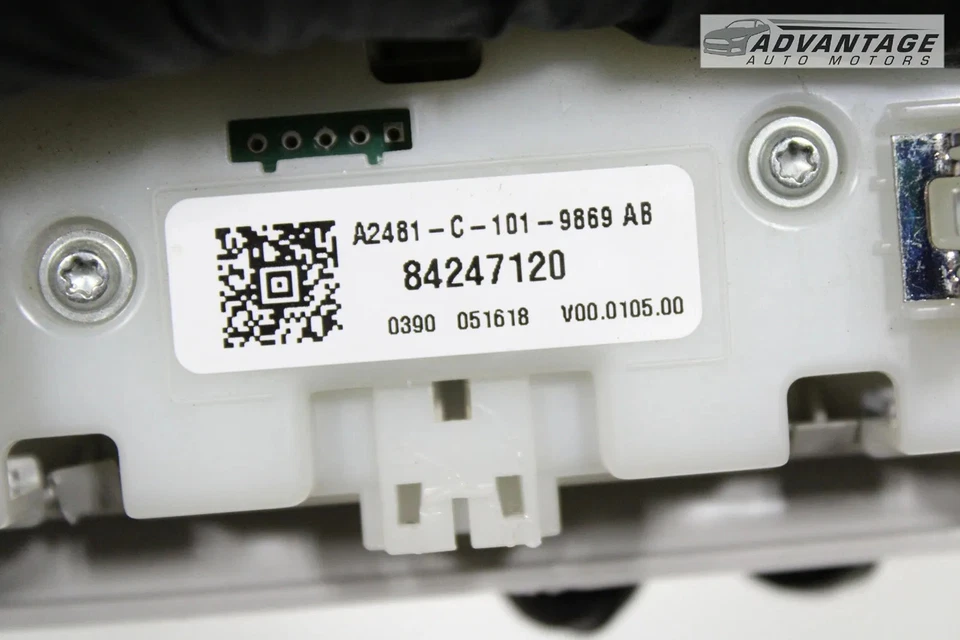 Chevrolet Traverse 2018-2023 techo superior trasero cúpula luz lámpara OEM Foto 4 de 4